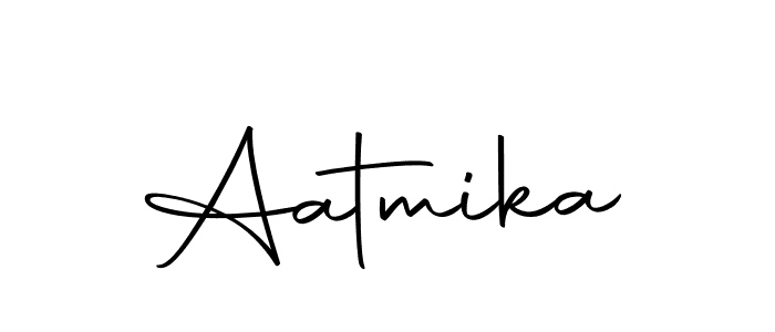 Use a signature maker to create a handwritten signature online. With this signature software, you can design (Autography-DOLnW) your own signature for name Aatmika. Aatmika signature style 10 images and pictures png