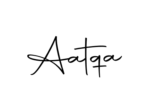 Make a beautiful signature design for name Aatqa. Use this online signature maker to create a handwritten signature for free. Aatqa signature style 10 images and pictures png