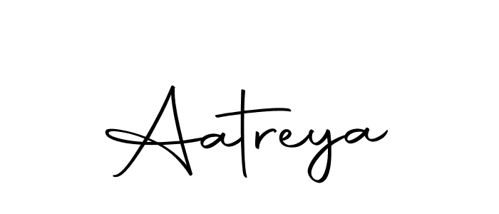 Use a signature maker to create a handwritten signature online. With this signature software, you can design (Autography-DOLnW) your own signature for name Aatreya. Aatreya signature style 10 images and pictures png