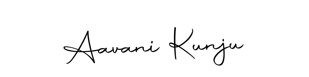 if you are searching for the best signature style for your name Aavani Kunju. so please give up your signature search. here we have designed multiple signature styles  using Autography-DOLnW. Aavani Kunju signature style 10 images and pictures png