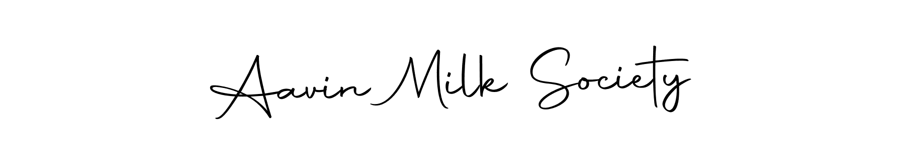 Make a beautiful signature design for name Aavin Milk Society. Use this online signature maker to create a handwritten signature for free. Aavin Milk Society signature style 10 images and pictures png