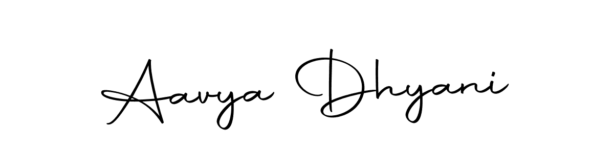 You can use this online signature creator to create a handwritten signature for the name Aavya Dhyani. This is the best online autograph maker. Aavya Dhyani signature style 10 images and pictures png