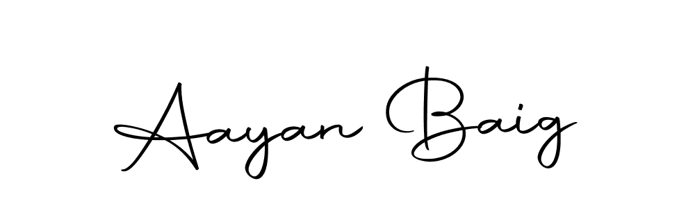 Aayan Baig stylish signature style. Best Handwritten Sign (Autography-DOLnW) for my name. Handwritten Signature Collection Ideas for my name Aayan Baig. Aayan Baig signature style 10 images and pictures png