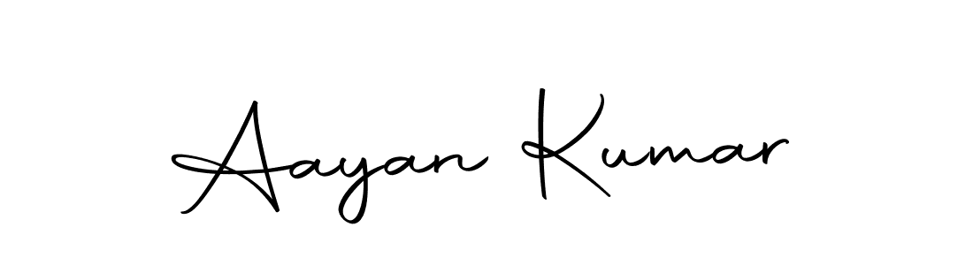 Design your own signature with our free online signature maker. With this signature software, you can create a handwritten (Autography-DOLnW) signature for name Aayan Kumar. Aayan Kumar signature style 10 images and pictures png
