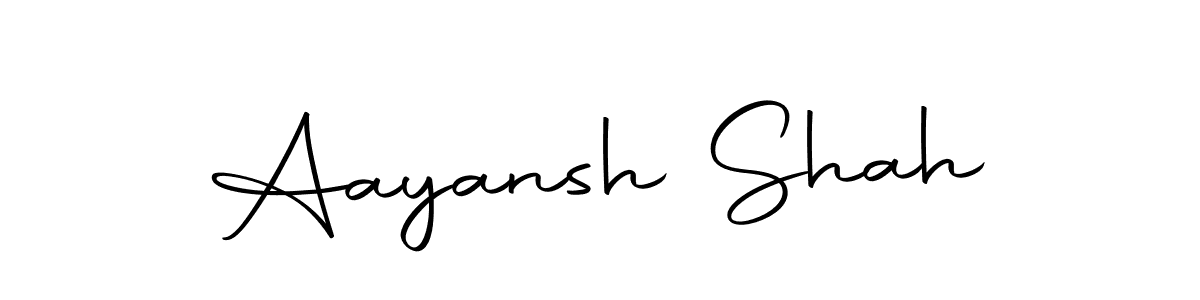 Make a beautiful signature design for name Aayansh Shah. Use this online signature maker to create a handwritten signature for free. Aayansh Shah signature style 10 images and pictures png