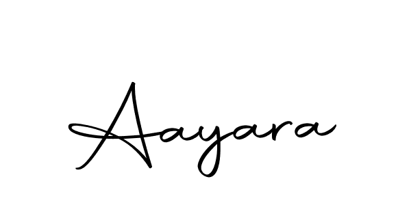 Design your own signature with our free online signature maker. With this signature software, you can create a handwritten (Autography-DOLnW) signature for name Aayara. Aayara signature style 10 images and pictures png