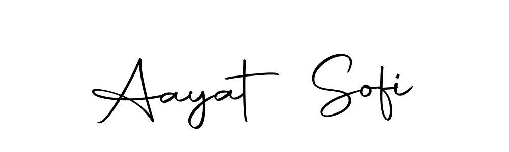 You should practise on your own different ways (Autography-DOLnW) to write your name (Aayat Sofi) in signature. don't let someone else do it for you. Aayat Sofi signature style 10 images and pictures png