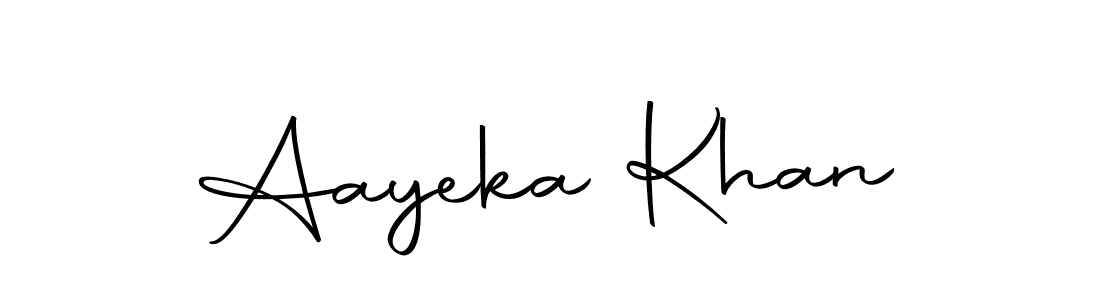 You can use this online signature creator to create a handwritten signature for the name Aayeka Khan. This is the best online autograph maker. Aayeka Khan signature style 10 images and pictures png