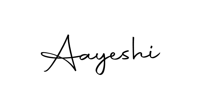 Make a beautiful signature design for name Aayeshi. With this signature (Autography-DOLnW) style, you can create a handwritten signature for free. Aayeshi signature style 10 images and pictures png