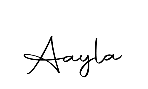 Design your own signature with our free online signature maker. With this signature software, you can create a handwritten (Autography-DOLnW) signature for name Aayla. Aayla signature style 10 images and pictures png