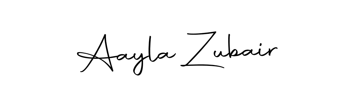 Design your own signature with our free online signature maker. With this signature software, you can create a handwritten (Autography-DOLnW) signature for name Aayla Zubair. Aayla Zubair signature style 10 images and pictures png