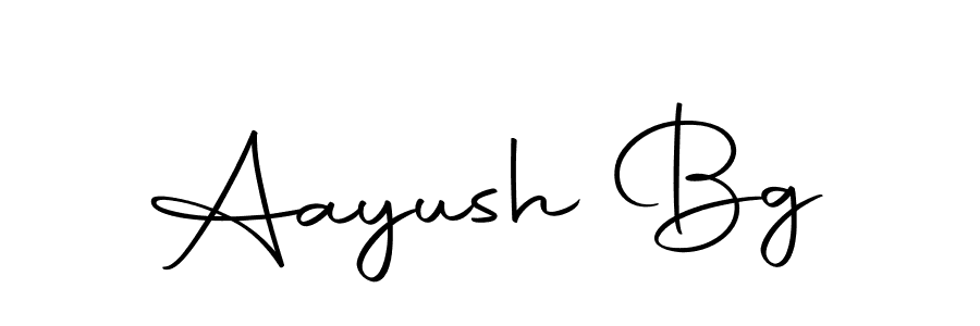 Design your own signature with our free online signature maker. With this signature software, you can create a handwritten (Autography-DOLnW) signature for name Aayush Bg. Aayush Bg signature style 10 images and pictures png