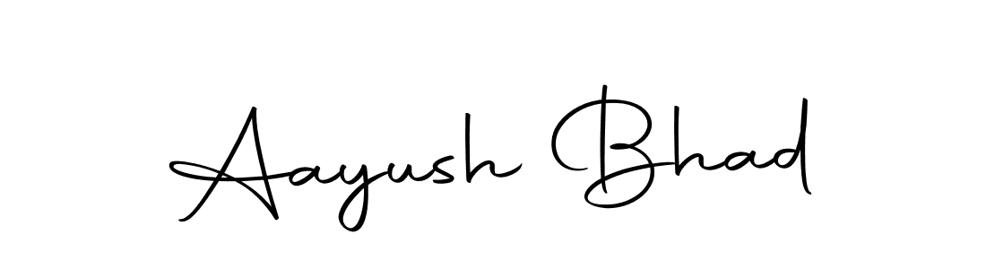 Design your own signature with our free online signature maker. With this signature software, you can create a handwritten (Autography-DOLnW) signature for name Aayush Bhad. Aayush Bhad signature style 10 images and pictures png