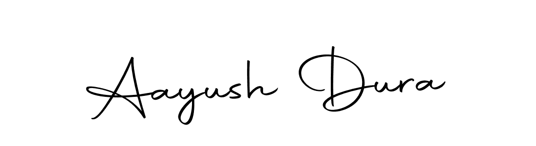 Also we have Aayush Dura name is the best signature style. Create professional handwritten signature collection using Autography-DOLnW autograph style. Aayush Dura signature style 10 images and pictures png