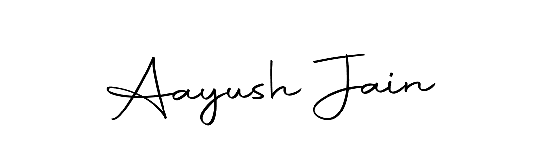 The best way (Autography-DOLnW) to make a short signature is to pick only two or three words in your name. The name Aayush Jain include a total of six letters. For converting this name. Aayush Jain signature style 10 images and pictures png