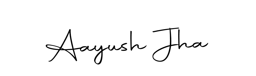 Make a beautiful signature design for name Aayush Jha. Use this online signature maker to create a handwritten signature for free. Aayush Jha signature style 10 images and pictures png