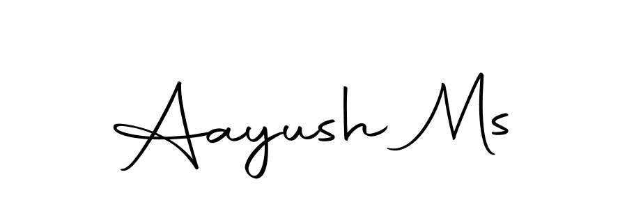 You can use this online signature creator to create a handwritten signature for the name Aayush Ms. This is the best online autograph maker. Aayush Ms signature style 10 images and pictures png