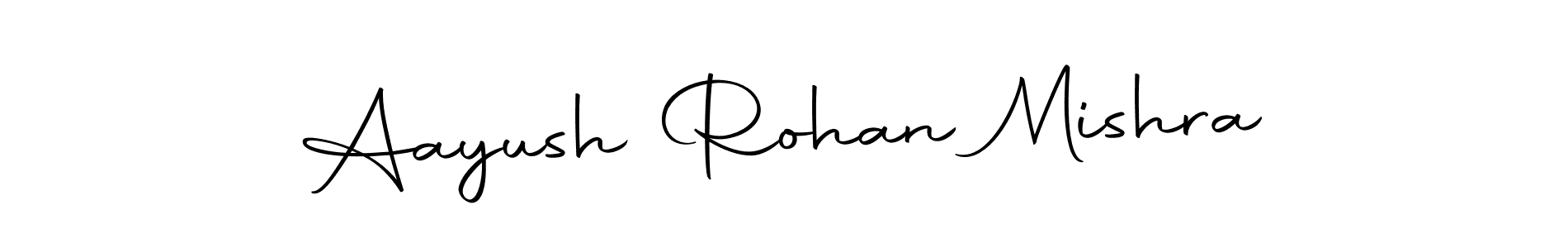 The best way (Autography-DOLnW) to make a short signature is to pick only two or three words in your name. The name Aayush Rohan Mishra include a total of six letters. For converting this name. Aayush Rohan Mishra signature style 10 images and pictures png