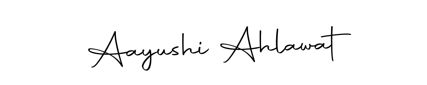 Here are the top 10 professional signature styles for the name Aayushi Ahlawat. These are the best autograph styles you can use for your name. Aayushi Ahlawat signature style 10 images and pictures png