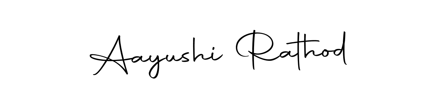 Create a beautiful signature design for name Aayushi Rathod. With this signature (Autography-DOLnW) fonts, you can make a handwritten signature for free. Aayushi Rathod signature style 10 images and pictures png