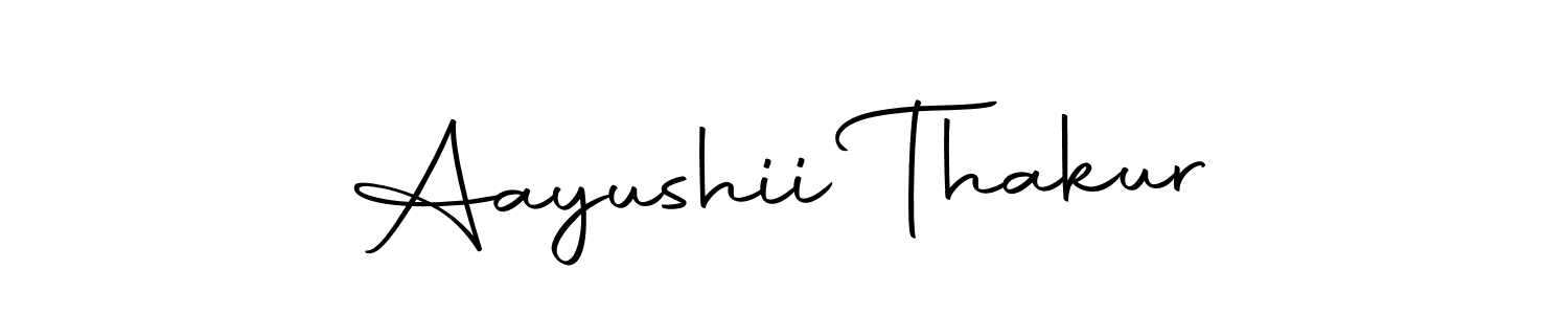 Autography-DOLnW is a professional signature style that is perfect for those who want to add a touch of class to their signature. It is also a great choice for those who want to make their signature more unique. Get Aayushii Thakur name to fancy signature for free. Aayushii Thakur signature style 10 images and pictures png