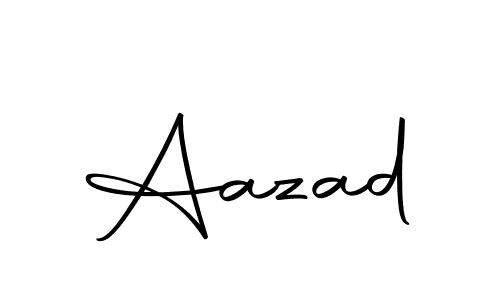 Design your own signature with our free online signature maker. With this signature software, you can create a handwritten (Autography-DOLnW) signature for name Aazad. Aazad signature style 10 images and pictures png