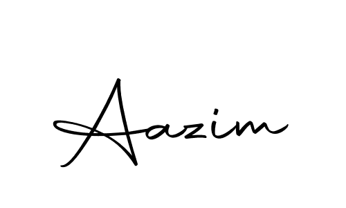 Create a beautiful signature design for name Aazim. With this signature (Autography-DOLnW) fonts, you can make a handwritten signature for free. Aazim signature style 10 images and pictures png