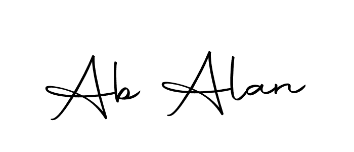 Autography-DOLnW is a professional signature style that is perfect for those who want to add a touch of class to their signature. It is also a great choice for those who want to make their signature more unique. Get Ab Alan name to fancy signature for free. Ab Alan signature style 10 images and pictures png