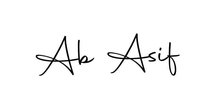 Make a beautiful signature design for name Ab Asif. With this signature (Autography-DOLnW) style, you can create a handwritten signature for free. Ab Asif signature style 10 images and pictures png