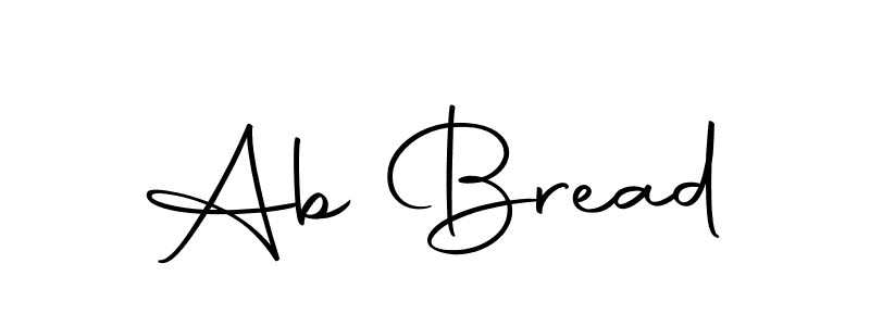 Create a beautiful signature design for name Ab Bread. With this signature (Autography-DOLnW) fonts, you can make a handwritten signature for free. Ab Bread signature style 10 images and pictures png