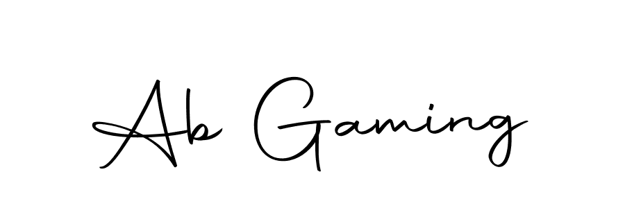 How to make Ab Gaming name signature. Use Autography-DOLnW style for creating short signs online. This is the latest handwritten sign. Ab Gaming signature style 10 images and pictures png