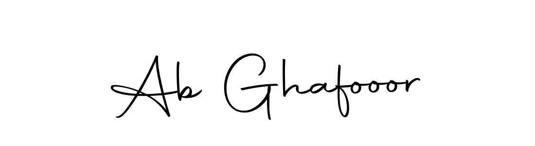 You should practise on your own different ways (Autography-DOLnW) to write your name (Ab Ghafooor) in signature. don't let someone else do it for you. Ab Ghafooor signature style 10 images and pictures png