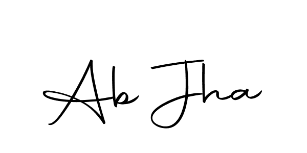 How to make Ab Jha name signature. Use Autography-DOLnW style for creating short signs online. This is the latest handwritten sign. Ab Jha signature style 10 images and pictures png