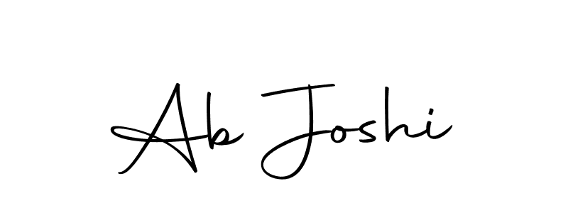 Make a beautiful signature design for name Ab Joshi. With this signature (Autography-DOLnW) style, you can create a handwritten signature for free. Ab Joshi signature style 10 images and pictures png