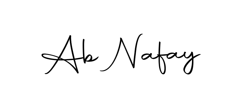 Make a beautiful signature design for name Ab Nafay. Use this online signature maker to create a handwritten signature for free. Ab Nafay signature style 10 images and pictures png
