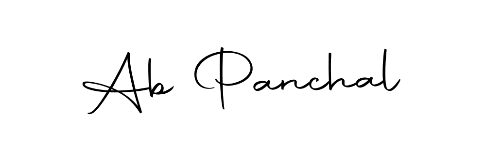 Make a beautiful signature design for name Ab Panchal. With this signature (Autography-DOLnW) style, you can create a handwritten signature for free. Ab Panchal signature style 10 images and pictures png