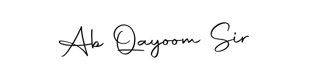 This is the best signature style for the Ab Qayoom Sir name. Also you like these signature font (Autography-DOLnW). Mix name signature. Ab Qayoom Sir signature style 10 images and pictures png