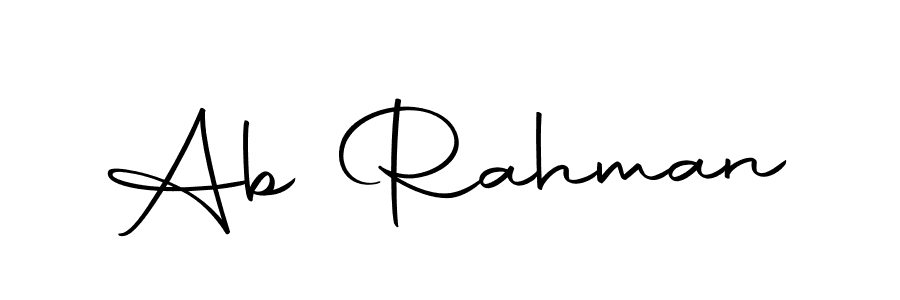 Also we have Ab Rahman name is the best signature style. Create professional handwritten signature collection using Autography-DOLnW autograph style. Ab Rahman signature style 10 images and pictures png