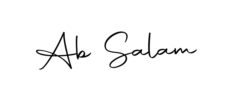 Here are the top 10 professional signature styles for the name Ab Salam. These are the best autograph styles you can use for your name. Ab Salam signature style 10 images and pictures png