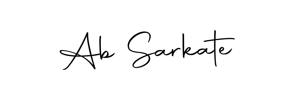 Design your own signature with our free online signature maker. With this signature software, you can create a handwritten (Autography-DOLnW) signature for name Ab Sarkate. Ab Sarkate signature style 10 images and pictures png