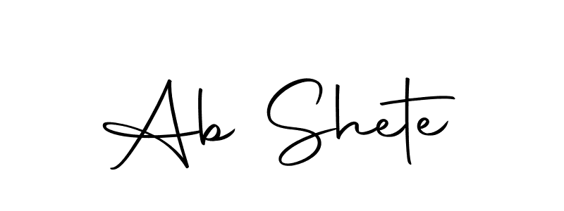 It looks lik you need a new signature style for name Ab Shete. Design unique handwritten (Autography-DOLnW) signature with our free signature maker in just a few clicks. Ab Shete signature style 10 images and pictures png