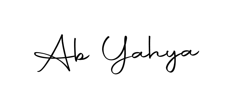 Here are the top 10 professional signature styles for the name Ab Yahya. These are the best autograph styles you can use for your name. Ab Yahya signature style 10 images and pictures png