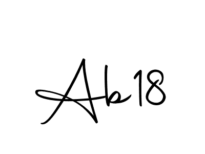 Make a beautiful signature design for name Ab18. With this signature (Autography-DOLnW) style, you can create a handwritten signature for free. Ab18 signature style 10 images and pictures png