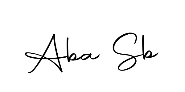 Make a short Aba Sb signature style. Manage your documents anywhere anytime using Autography-DOLnW. Create and add eSignatures, submit forms, share and send files easily. Aba Sb signature style 10 images and pictures png
