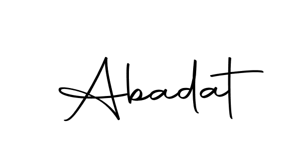 Also we have Abadat name is the best signature style. Create professional handwritten signature collection using Autography-DOLnW autograph style. Abadat signature style 10 images and pictures png