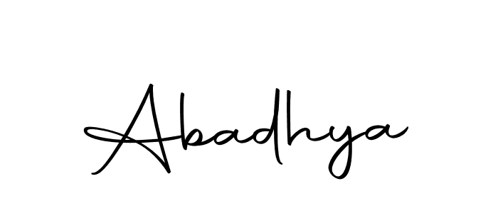 How to make Abadhya signature? Autography-DOLnW is a professional autograph style. Create handwritten signature for Abadhya name. Abadhya signature style 10 images and pictures png