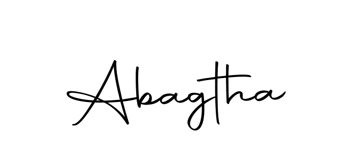 How to make Abagtha signature? Autography-DOLnW is a professional autograph style. Create handwritten signature for Abagtha name. Abagtha signature style 10 images and pictures png