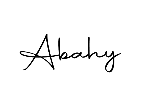 Make a beautiful signature design for name Abahy. With this signature (Autography-DOLnW) style, you can create a handwritten signature for free. Abahy signature style 10 images and pictures png