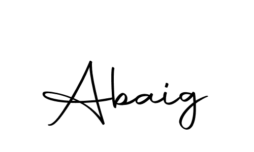 Here are the top 10 professional signature styles for the name Abaig. These are the best autograph styles you can use for your name. Abaig signature style 10 images and pictures png