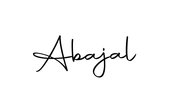 How to make Abajal name signature. Use Autography-DOLnW style for creating short signs online. This is the latest handwritten sign. Abajal signature style 10 images and pictures png